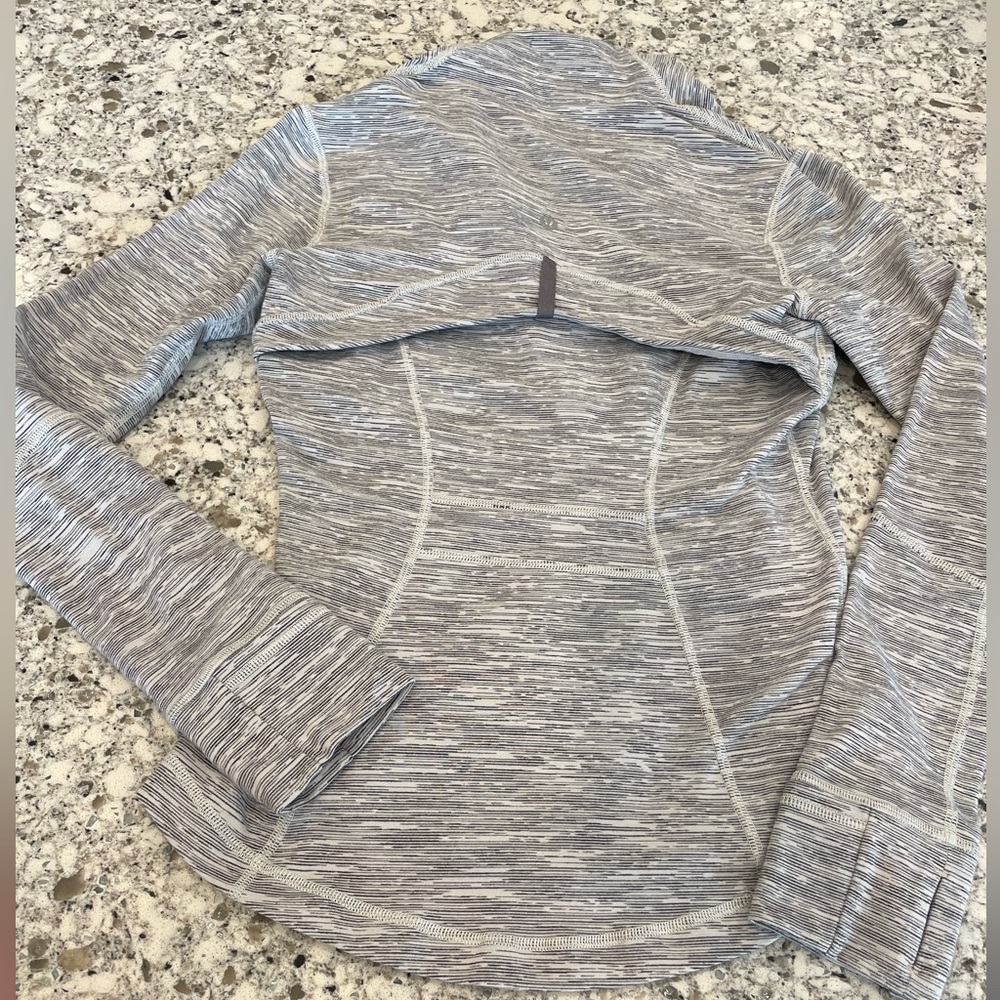 Lululemon Define Jacket Luon Gray Full-Zip Women's Sz 4 - Picture 3 of 6